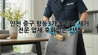 인천 중구 항동3가 곰팡이 제거 전문 업체, 후회없는 선택!